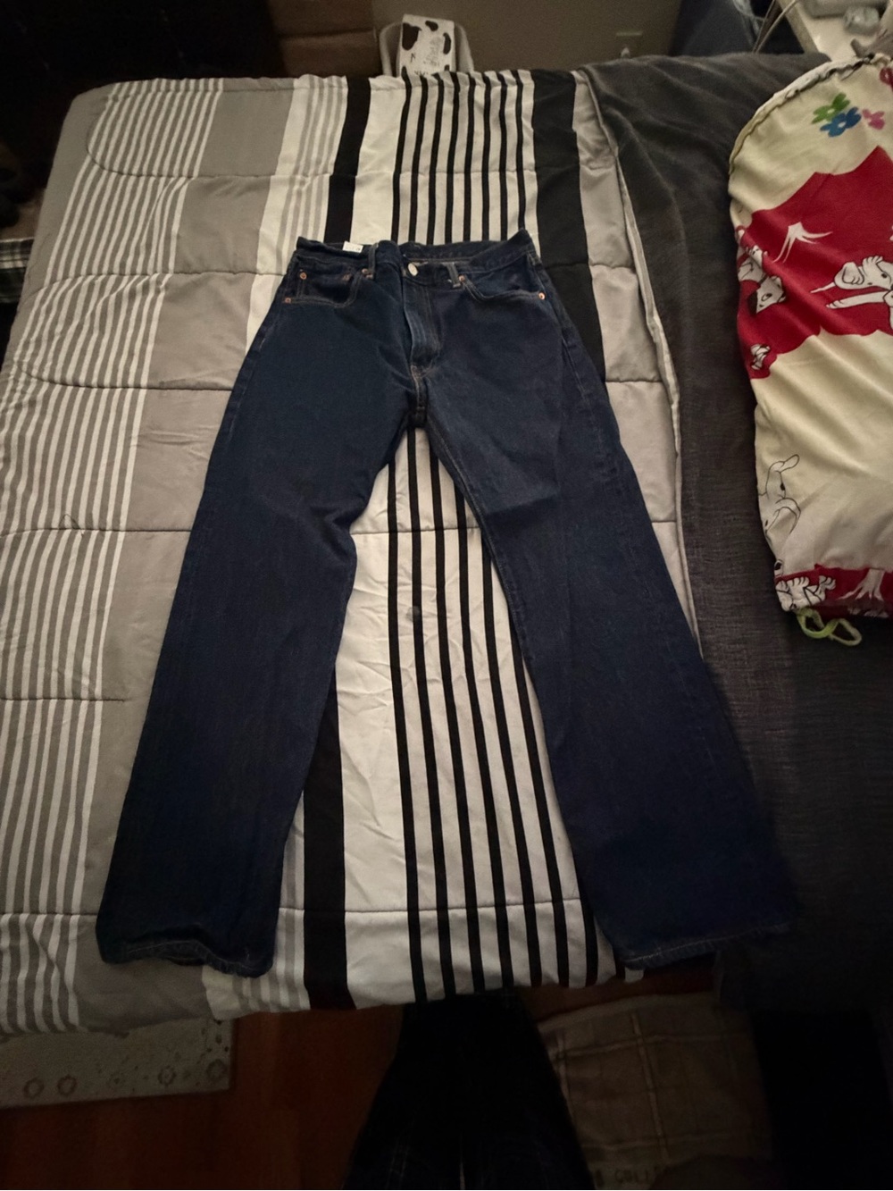 Levi's Dark Blue Straight Jeans